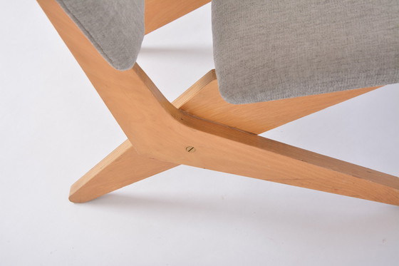 Image 1 of Dutch Mid-Century Modern FB18 Scissor Chair by Jan Van Grunsven for UMS Pastoe