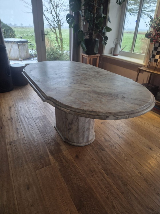 Image 1 of Unique dining table marble - calacatta peniche