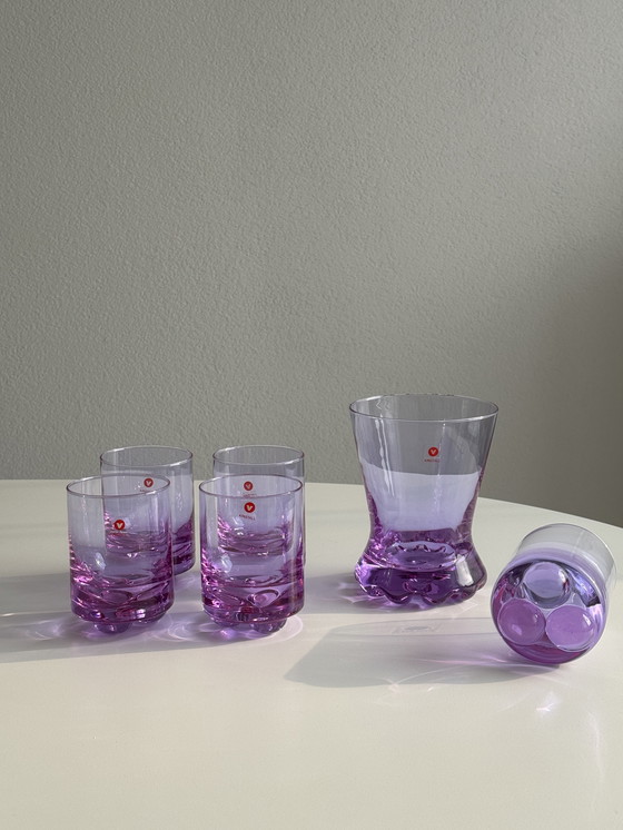 Image 1 of Cristalleria Vecris Glazen & Ijsemmer | Italië ‘70