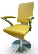 Ensemble de 3 chaises de salle à manger en cuir