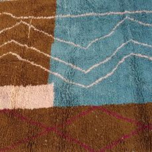 Handgeknoopt Berber kleed wol 274x134cm