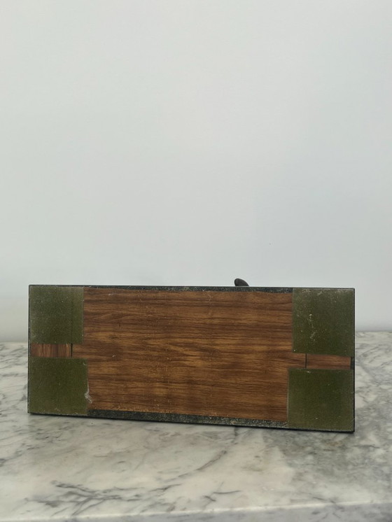 Image 1 of Cassettone - Noce - Comò con specchiera