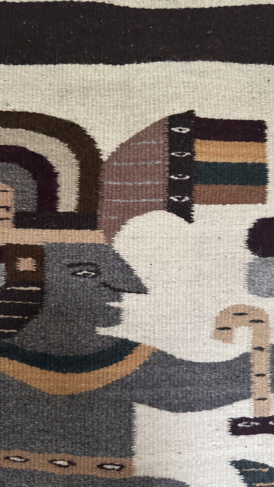 Dos tapices de los Andes – Decoración de pared, Textile, Wool (photo 3 of 7)