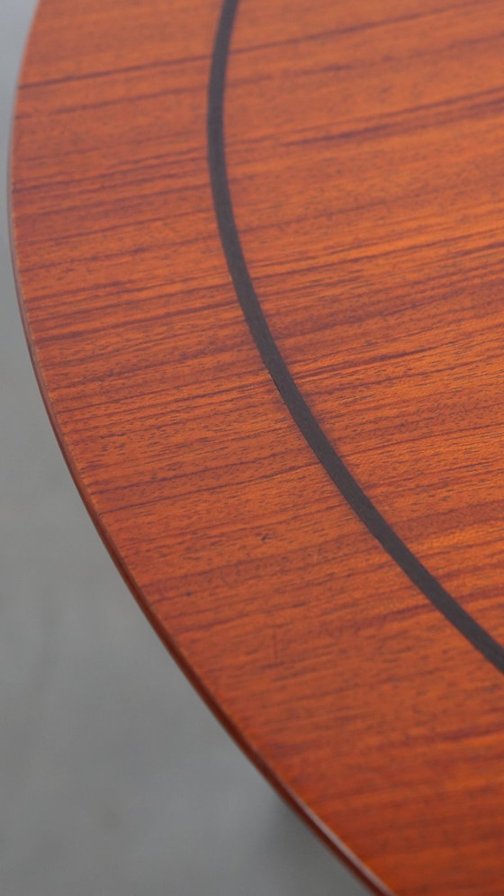 Image 1 of Round Schuitema side table/saloon table from the Decoforma series in Art Deco style