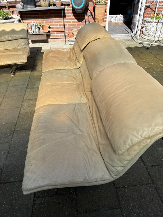 Image 1 of Vintage Wave Modulaire Woonkamer Set door Giovanni Offredi voor Saporiti Italia, 1970