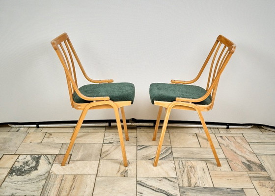 Image 1 of Set of 4 Dining Chairs by Ludvik Volak, 1960s, Czechoslovakia