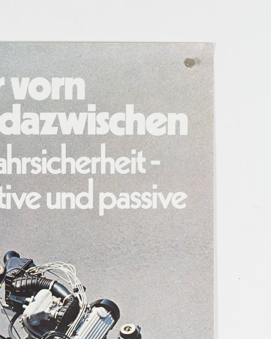 Image 1 of Porsche Getriebe Hinten - Motor Vorn – 1976 – Poster originale Porsche vintage di Werbeagentur Strenger – 102x76 cm