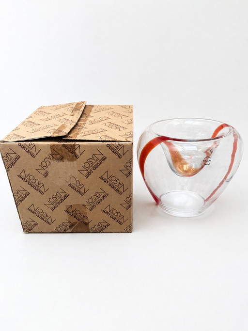 Vase en verre de Murano « Onda » de Carlo Nason - Verre d'art signé - Italie, années 2000 - Décoration sculpturale