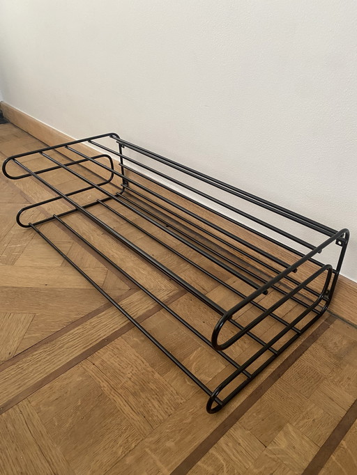 Vintage Ikea Frän shoe rack black