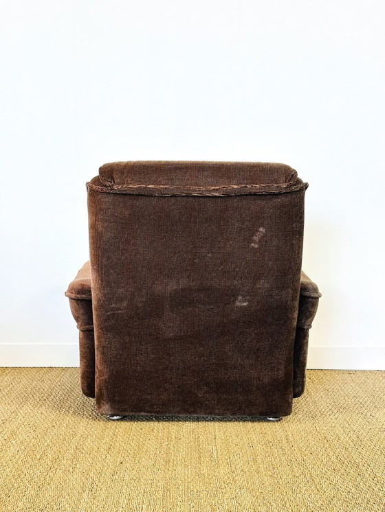 Image 1 of Ensemble de salon vintage en velours, 1960, Set de 3