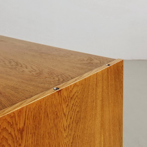 Image 1 of Commode de style Mid-Century par Jiří Jiroutek, buffet U-453, noir et blanc, années 1960