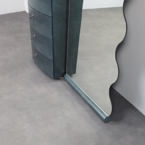 Image 1 of Postmodern Entryway Cabinet with Mirror and Coat Rack, Italy, 1980s