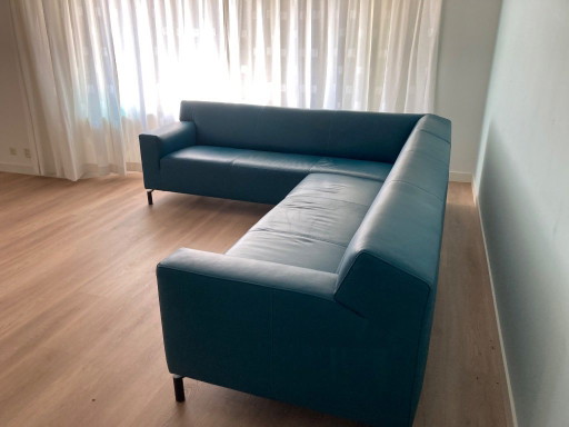 Leather Corner Sofa Petrol – hoekbanken (photo 2 of 6)