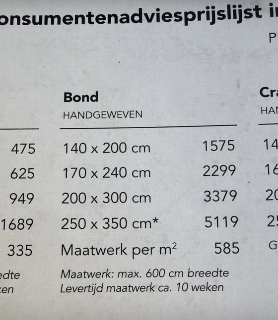 Image 1 of Alfombra Brink and Campman Bond 250 x 350 NUEVA
