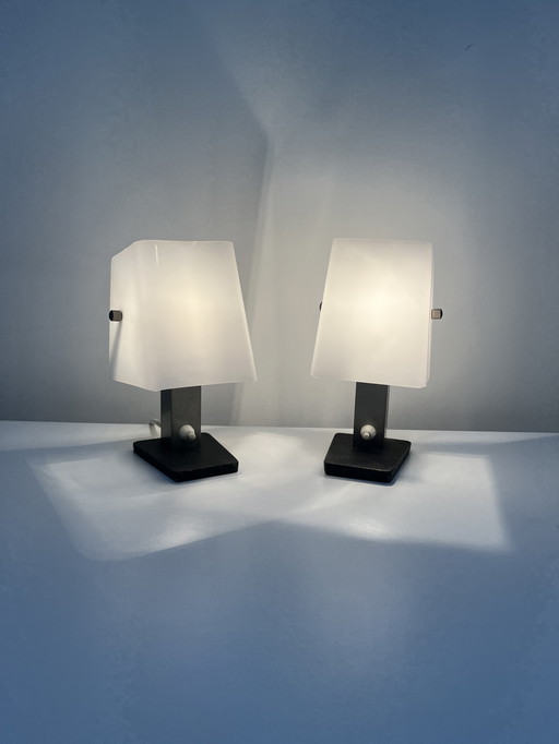 Rare, unique set of lamps from Hillebrand Leuchten