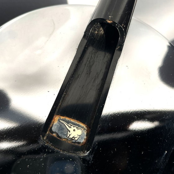 Image 1 of Elephant Vintage 1970s Japan Stainless Steel Ice Bucket with Tongs