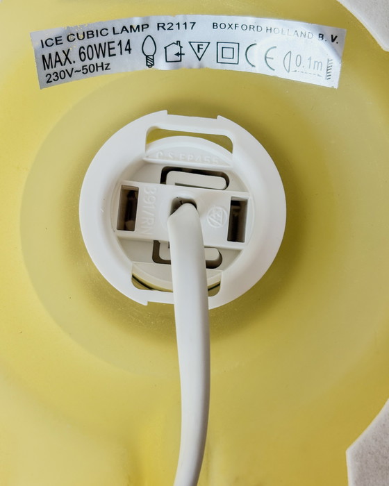 Image 1 of Jan des Bouvrie Table Lamp – Frosted Yellow Glass