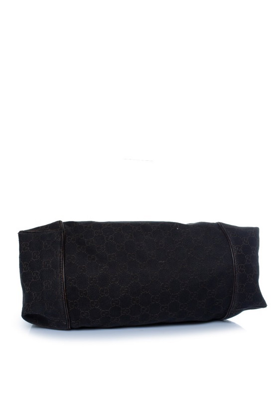 Gucci, Brown GG Denim Bag With Leather Handle – Shoulder bags, Calfskin (photo 5 of 8)