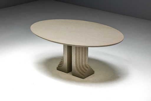 Samo Dining Table by Carlo Scarpa for Simon Gavina, Italy, 1971