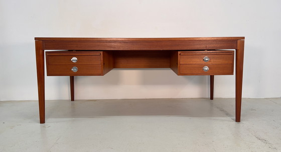 Image 1 of Extra Large Diplomat Desk by Finn Juhl for France & Søn / France & Daverkos