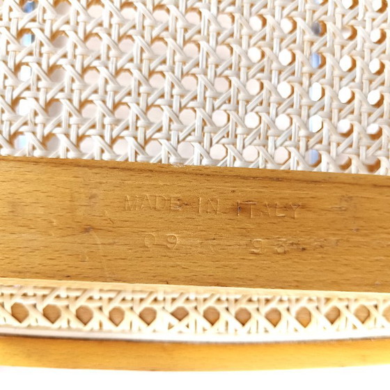 Set van 4 Cesca Stoelen van Marcel Breuer - Made in Italy – Eetkamerstoelen, Wood, Vintage (photo 7 of 8)