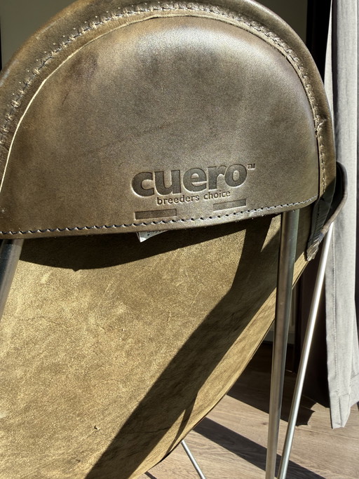 Pampa Mariposa Butterfly Chair - Cuero - armchair leather