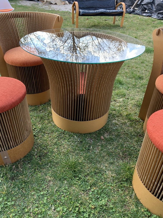 Mid-Century Modern Karton-Set, 2000er Jahre, 5-teilig – Dekorative Objekte, Mid Century Modern (photo 3 of 5)