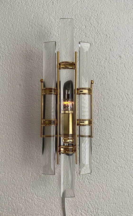 Image 1 of Appliques murales vintage Venini style Hollywood Regency