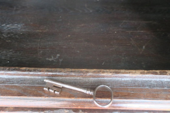 Image 1 of Antique Carved Oak Farmhouse Wardrobe, 1780