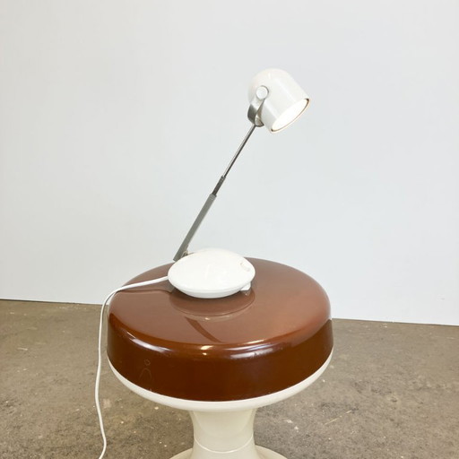 Teleskop - Tischleuchte, Eichhoff-Werke GmbH, Kunststoff mit Metall, 70er Jahre