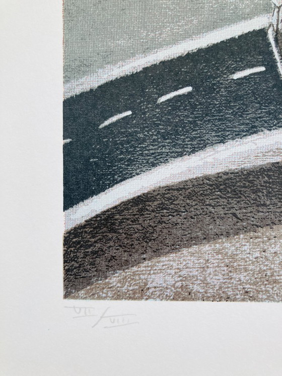 Image 1 of Vintage Kleurrijk Kunstwerk - Ton Paay