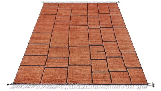 Image 1 of Tapis berbère en laine noué à la main – 239 × 175 cm – Excellent état