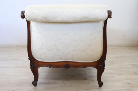 Image 1 of Chaise longue ancienne, Italie, fin du XIXe siècle