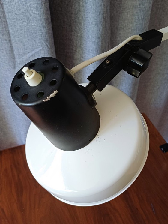 Image 1 of Vintage architectenlamp wit/zwart