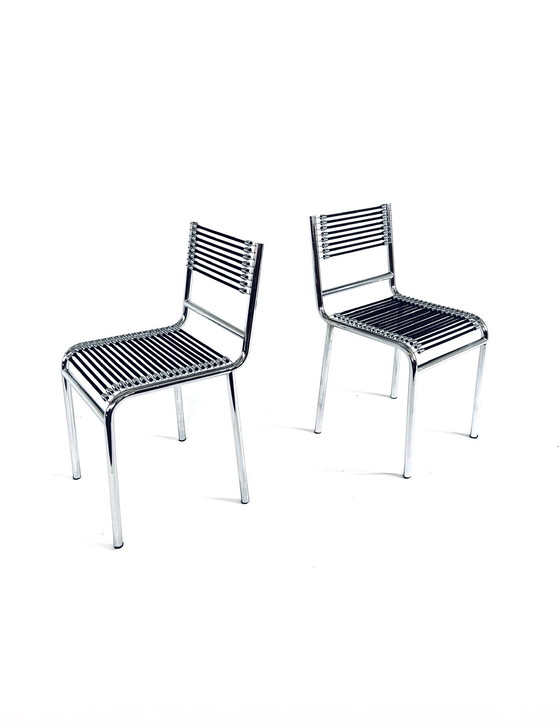 Image 1 of 2x 'Sandows' dining chair, René Herbst '70