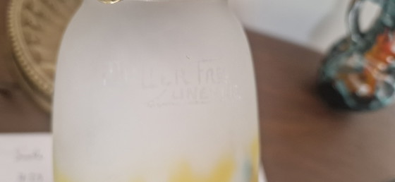 Image 1 of Lampada Art Nouveau - Firmata Müller frères- Circa 1910