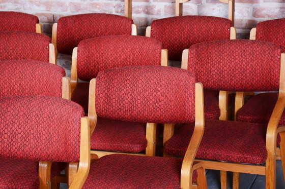 Ensemble de six chaises originales de style Mid-Century, par Ludvik Volak, en érable, République tchèque, (photo 13 of 19)