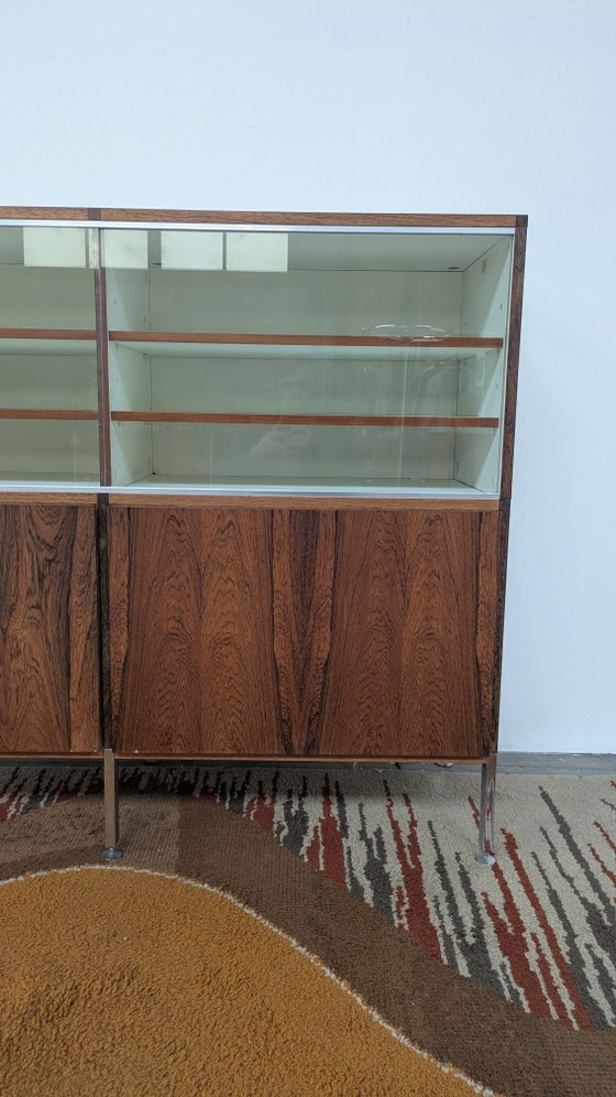 Vintage modernist design Bookcases – Glass, Wood (photo 8 of 9)