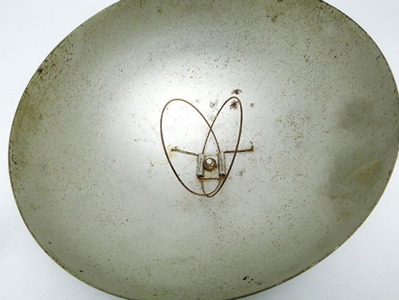 Art Deco Table Lamp by A. Gałecki, Poland, 1960s – Metal (photo 9 of 10)