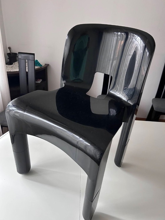 Image 1 of Rara sedia Kartell 4860/861 – Design Joe Colombo – Vintage Black