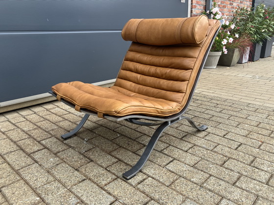 Image 1 of Arne Norell Ari lounge chair, Camel Cognac leder NIEUWSTAAT!