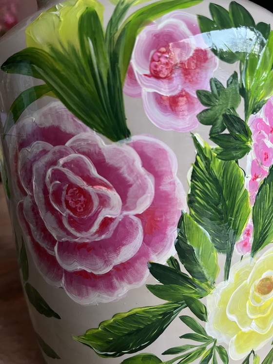 Image 1 of Hand-painted vase