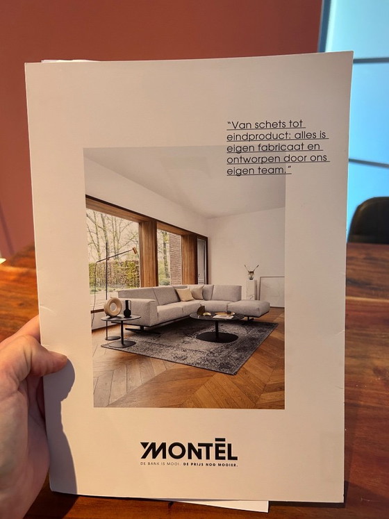 Montel Futura 3-Seater Sofa Grey – Montèl, Metal, Textile (photo 5 of 11)
