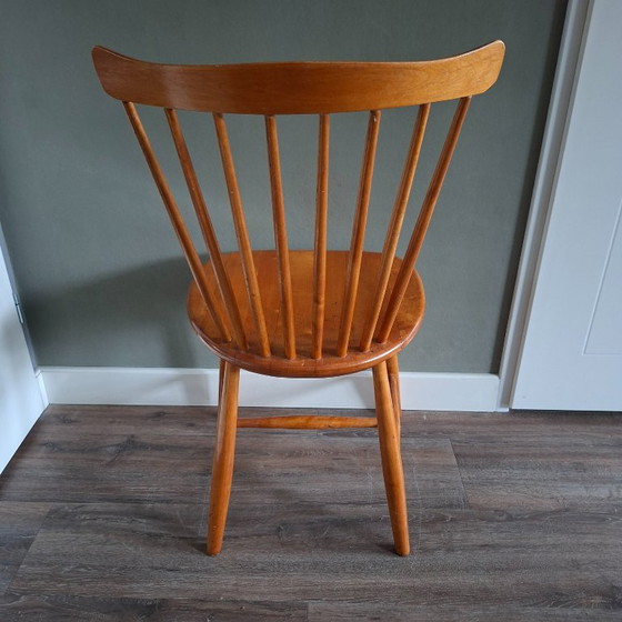 Ercol Windsor Stoel Model 400, Designed by Lucian Ercolani – Eetkamerstoelen, Wood (photo 5 of 9)