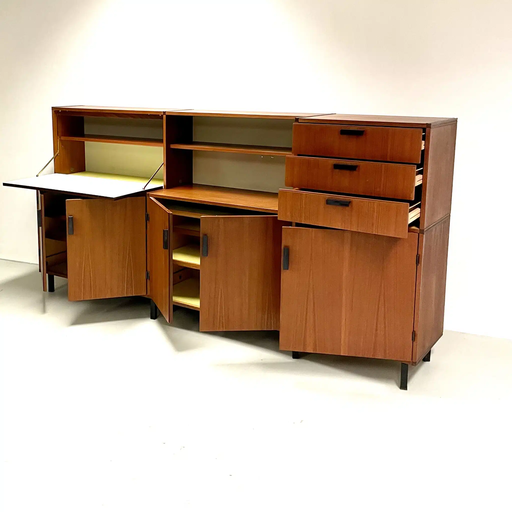 Teak highboard/sideboard by Cees Braakman for Pastoe.