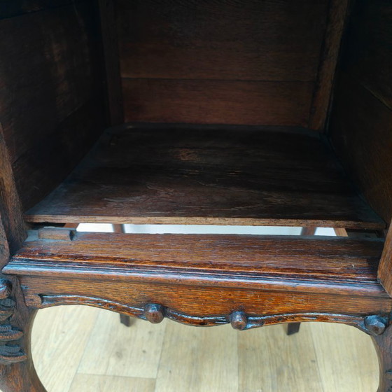 Image 1 of Vintage antique bedside tables with marble top