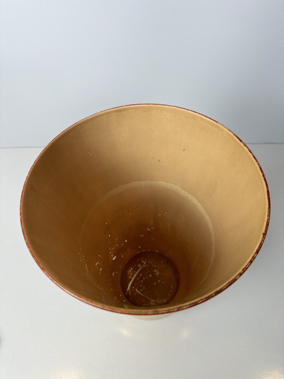 Image 1 of Handbeschilderde vaas - glas