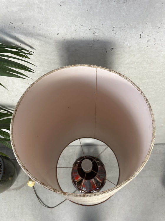 Image 1 of Lampe sur pied vintage XL à lave épaisse