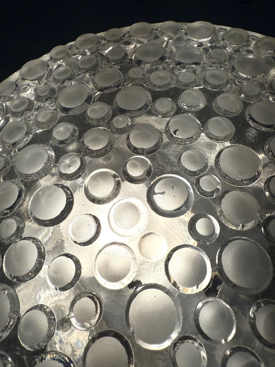 Image 1 of Aplique de cristal burbuja Lámpara de techo 1960