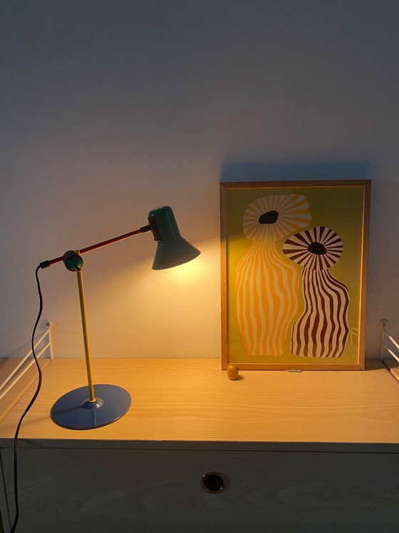 Image 1 of Veneta Lumi vintage Memphis-style table lamp - 1980s - Italy